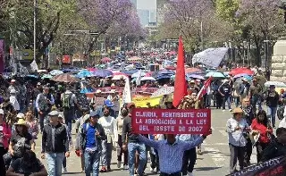 CNTE se movilizan en distintos puntos de CDMX