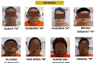 Detienen a 8 por desaparición de dos personas en Boca del Río  