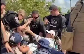 Evacuan a la presidenta de Costa Rica tras una explosión (+Video)