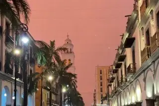 ¿Polvo del Sahara? PC aclara porqué el cielo se ha visto rojo en Veracruz