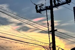 Captan extrañas nubes en cielo de Veracruz este viernes