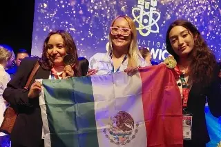 Veracruzanas ganan oro en olimpiada internacional de ciencias en Inglaterra; este fue su proyecto 