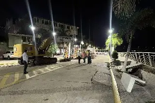 ¿Qué pasó con el socavón que se abrió en el Malecón de Alvarado?