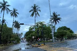Precaución en esta zona de Veracruz, semáforos sin funcionar 