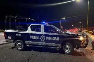 Localizan restos humanos en distribuidor vial de Poza Rica