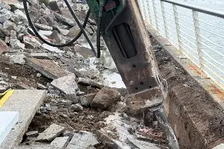 Después del colapso, así buscan salvar el malecón de Alvarado
