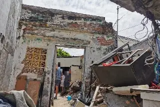 Se quedan sin nada tras desplome de techo en casa de la Ortíz Rubio; esto pasó después