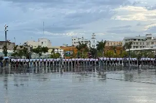 ¿Quiénes son estos niños y jóvenes? Se graduaron con formación militar y ya son cadetes en Veracruz