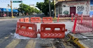 Cierre parcial a la vialidad en estas calles de Veracruz 
