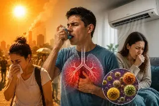 ¿Gripa con calor? Así afectan las altas temperaturas a las vías respiratorias
