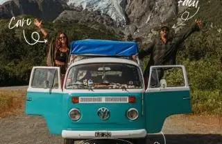 Carolina y Facundo, argentinos que recorren el mundo llegan a Veracruz