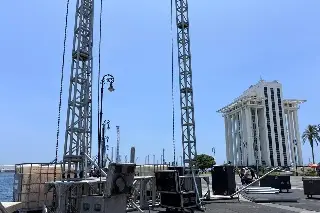 Instalan pantallas en el malecón de Veracruz para el México Vs Inglaterra; esto debes saber para poder entrar 