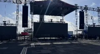 Lista la Macroplaza del malecón para el “Fan Fest” veracruzano