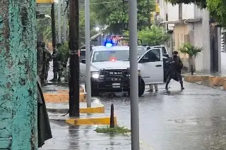 Intensa movilización policiaca y militar en Infonavit Chiveria 