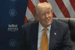 Asegura Trump en reunión de la OTAN que acabó con la 'amenaza nuclear' de Irán