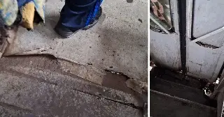 Pese a reordenamiento, camiones carcomidos y con goteras circulan en Veracruz