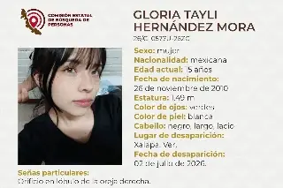Aparece con vida en Xalapa estudiante desaparecida del CBTis 13