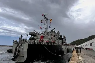 Buques de la Armada de México que salieron de Veracruz llegan a Venezuela con ayuda humanitaria 