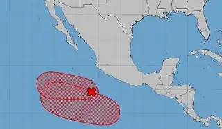 Zonas de baja presión con 90 y 100% de probabilidad de ser ciclones tropicales ¿Afectarían a Veracruz?