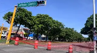Cierre vial en Cuauhtémoc y Cortés, tome precauciones y vea las rutas alternas