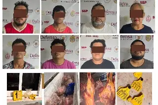 Cateo en Cardel deja 8 detenidos; esto encontraron