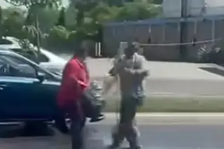 Y que se arma la pelea en carretera federal Veracruz - Xalapa (+Video) 