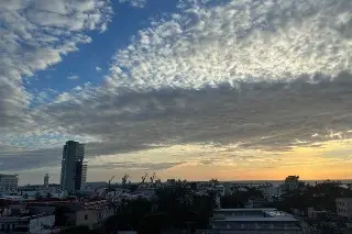 Nubosidad en Veracruz; ¿lloverá? 