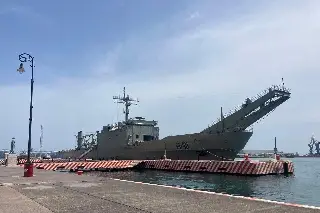 Regresa a Veracruz el buque ARM Papaloapan luego de 1 mes de navegación internacional