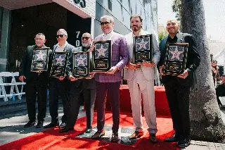 Intocable hace historia al recibir su estrella en el Paseo de la Fama de Hollywood