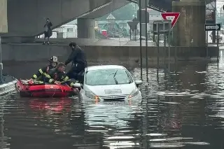 No es Veracruz; así se inundó Nueva York antes de la final del Mundial