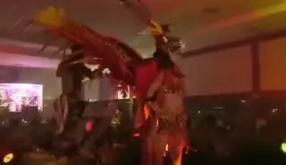 Se desploma escenario en elección de Reina del Carnaval en Yanga, Veracruz (+Video)