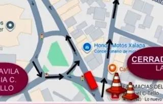 Habrá cierres viales más de una semana en distintos puntos de Xalapa, Veracruz; checa razón