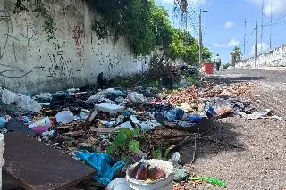 Otro basurero clandestino en Veracruz; 
