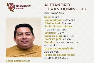 Desaparece hombre en Xalapa, Veracruz; estas son sus características 