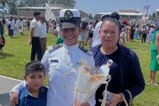 Primera militar de su familia: la historia de Montserrat en la marina