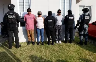 Familia entera fue detenida en operativo de fuerzas federales