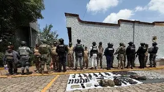 Cae 'El Ojón', presunto líder de cártel; le aseguran armamento y droga
