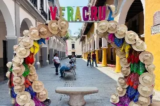 Se volvió el nuevo set para las fotos: la decoración que estrenó el centro de Veracruz
