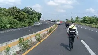 Se registra cierre parcial de circulación en carretera de Veracruz 