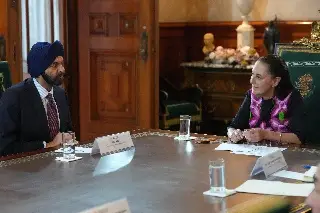 ¿De qué hablaron? Sheinbaum se reúne con presidente del Grupo Banco Mundial