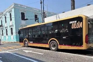¿Qué ruta de camión Ulúa modificó su horario nocturno en Veracruz - Boca del Río?