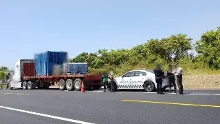 Hay cierre parcial de circulación en carretera de Veracruz, ¿Qué pasó? 