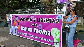 Exigen en Poza Rica, liberar a joven acusada por feminicidio en Tamaulipas