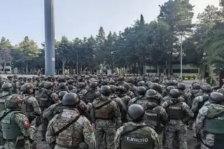 Refuerzan seguridad en Michoacán con más de 1,500 militares
