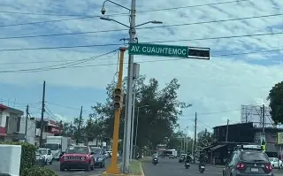 Semáforos sin funcionar en distintos puntos de Veracruz 