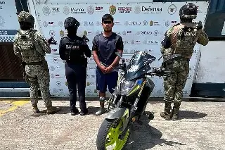 Detienen a tres por robo a empresa en Veracruz y Boca del Río. Esto les hallaron