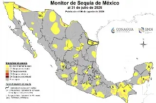 Sequía avanza en Veracruz: suben de 19 a 33 municipios secos