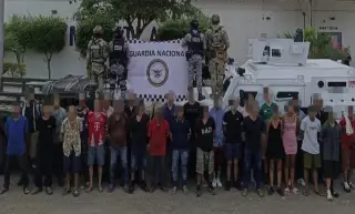 Del festejo a la cárcel: detienen a 28 presuntos integrantes de cártel
