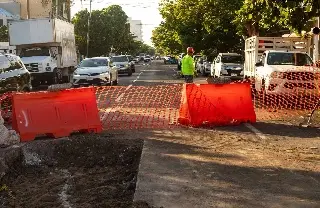 Cierre vial en colonia de la ciudad de Veracruz, ¿Hasta cuándo? 