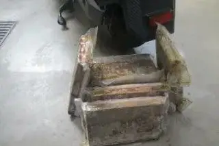Transportaba casi 10 kilos de fentanilo escondidos en moto eléctrica 